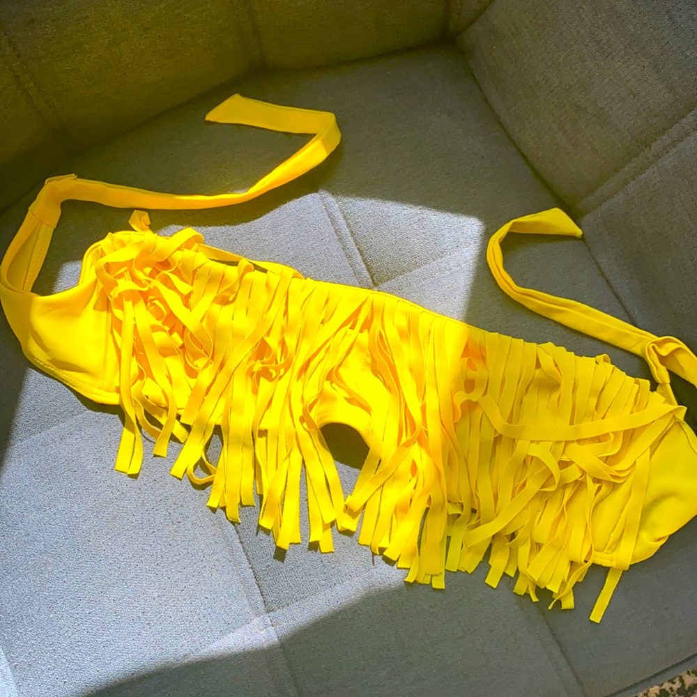 (STILL AVAILABLE)- Yellow bikini top